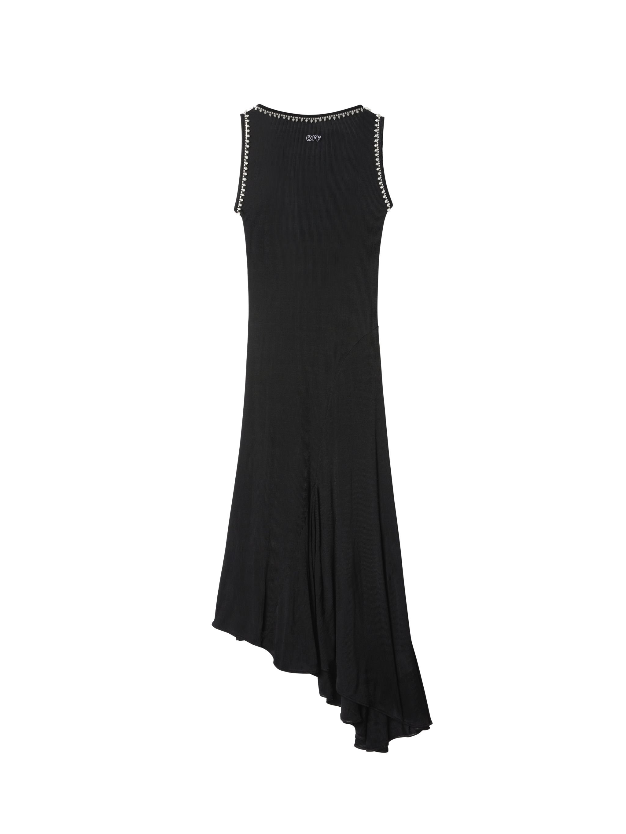 Light Rib Emb 20s Long Dress