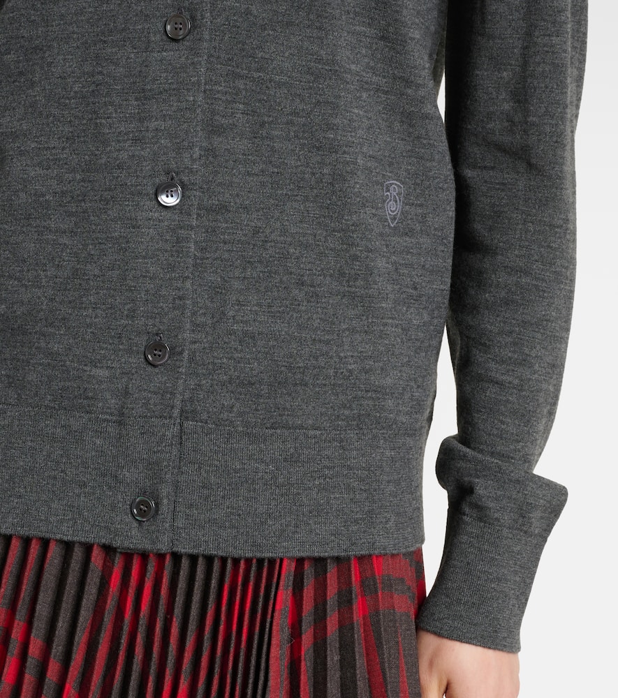 Wool cardigan