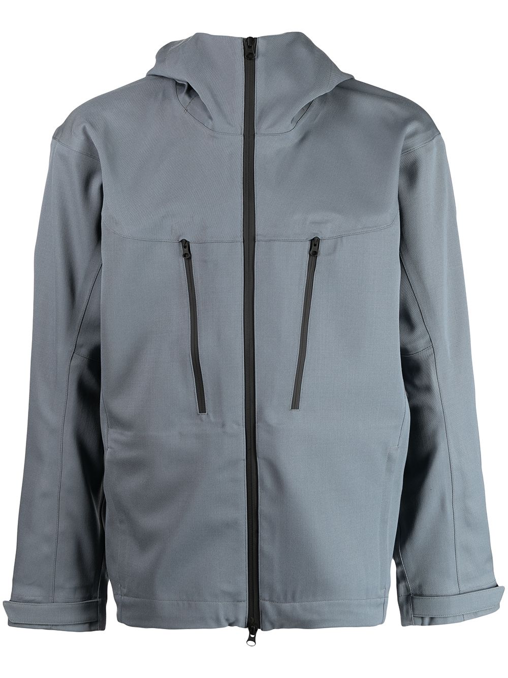 Wool zip-up jacket - Grey