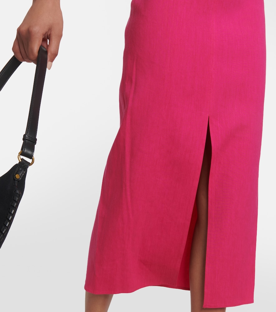 Stony off-shoulder midi dress