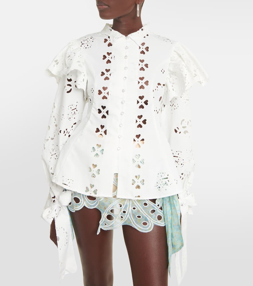 Susan Fang Broderie anglaise blouse