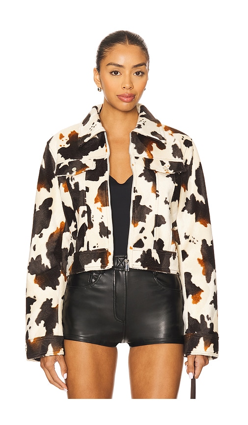 Superdown chaqueta leah en color cream,black XS también en L, M, S
