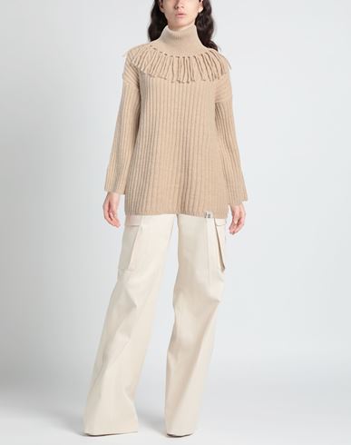 Woman Turtleneck Beige Size M Acrylic, Wool, Alpaca wool, Viscose, Polyester