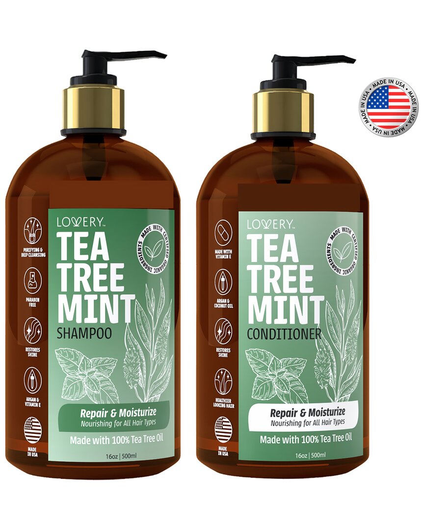 Tea Tree Mint Shampoo & Conditioner Gift Set