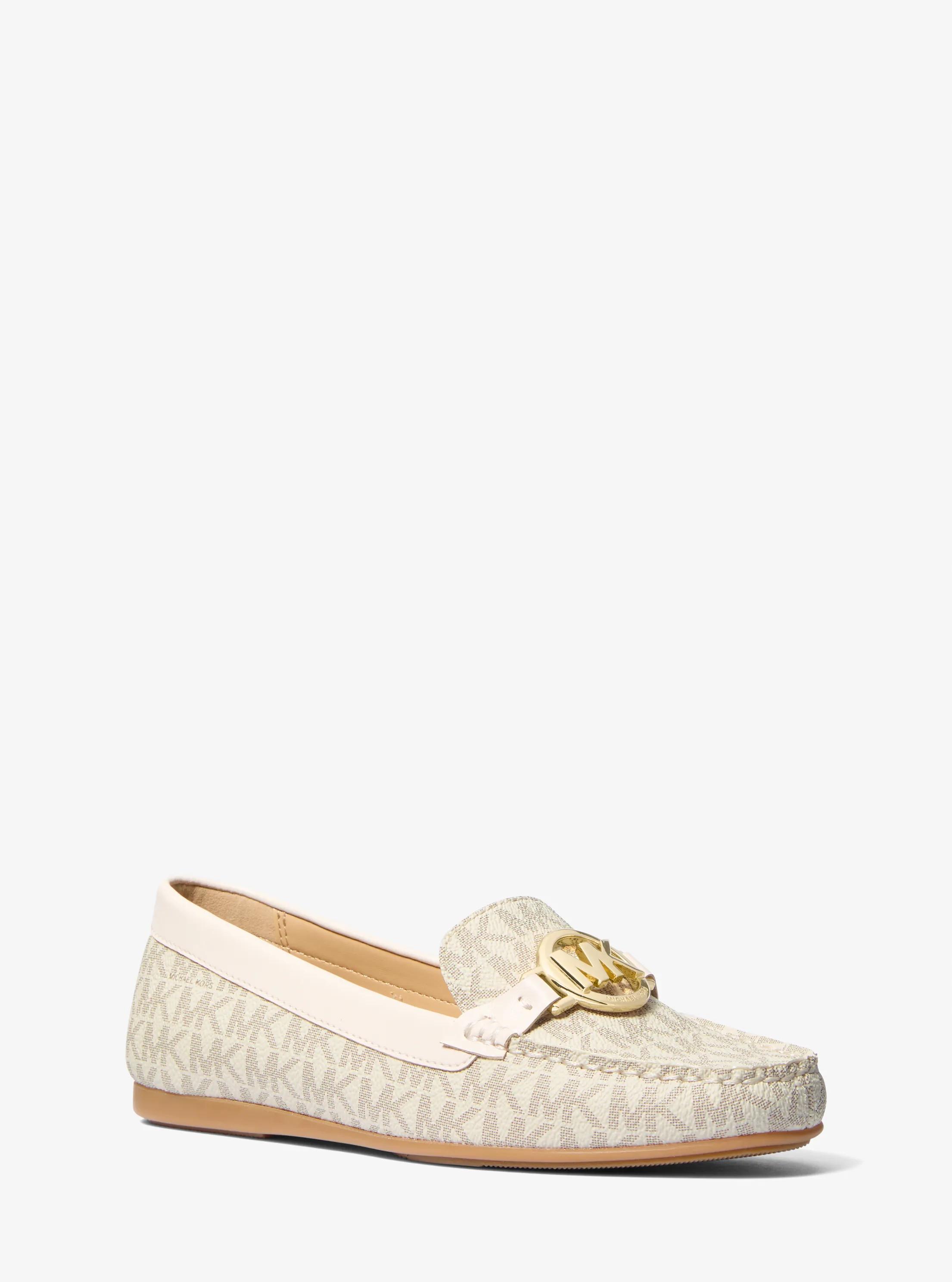 Fulton Signature Logo Moccasin in Natural - size 7