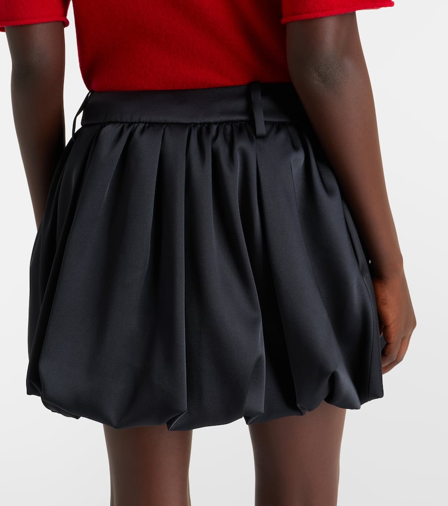 Shiny Statement duchesse miniskirt