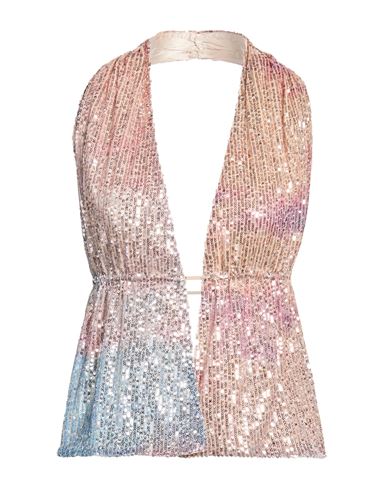 Woman Top Blush Size L Polyester
