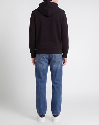 Man Sweatshirt Black Size S Cotton