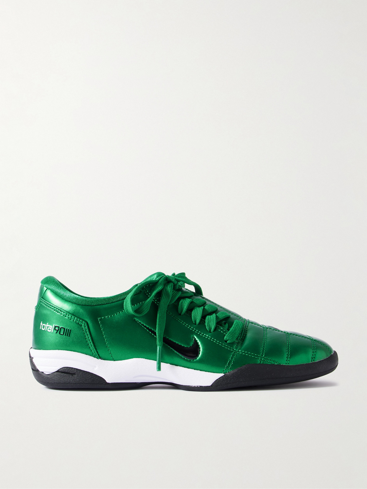 T90 Metallic Leather Sneakers - Green