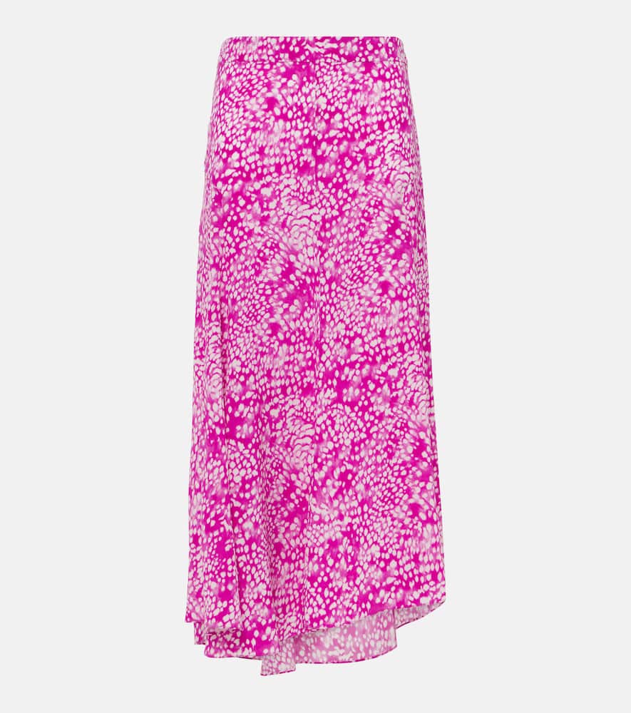 Hortensia printed silk-blend maxi skirt