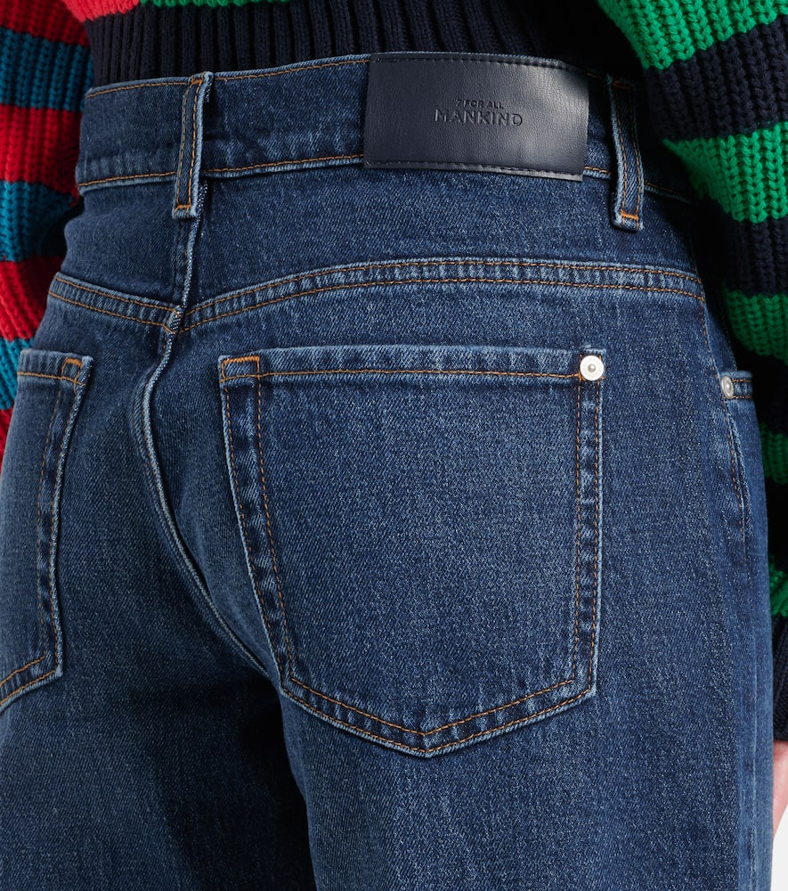 Tess high-rise straight jeans