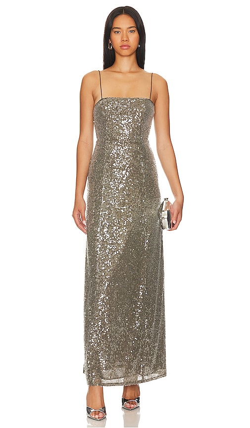 House of Harlow 1960 x REVOLVE Krista Gown in Grey. S. Also in