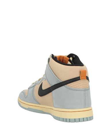 Man Sneakers Beige Size 6 Leather, Textile fibers