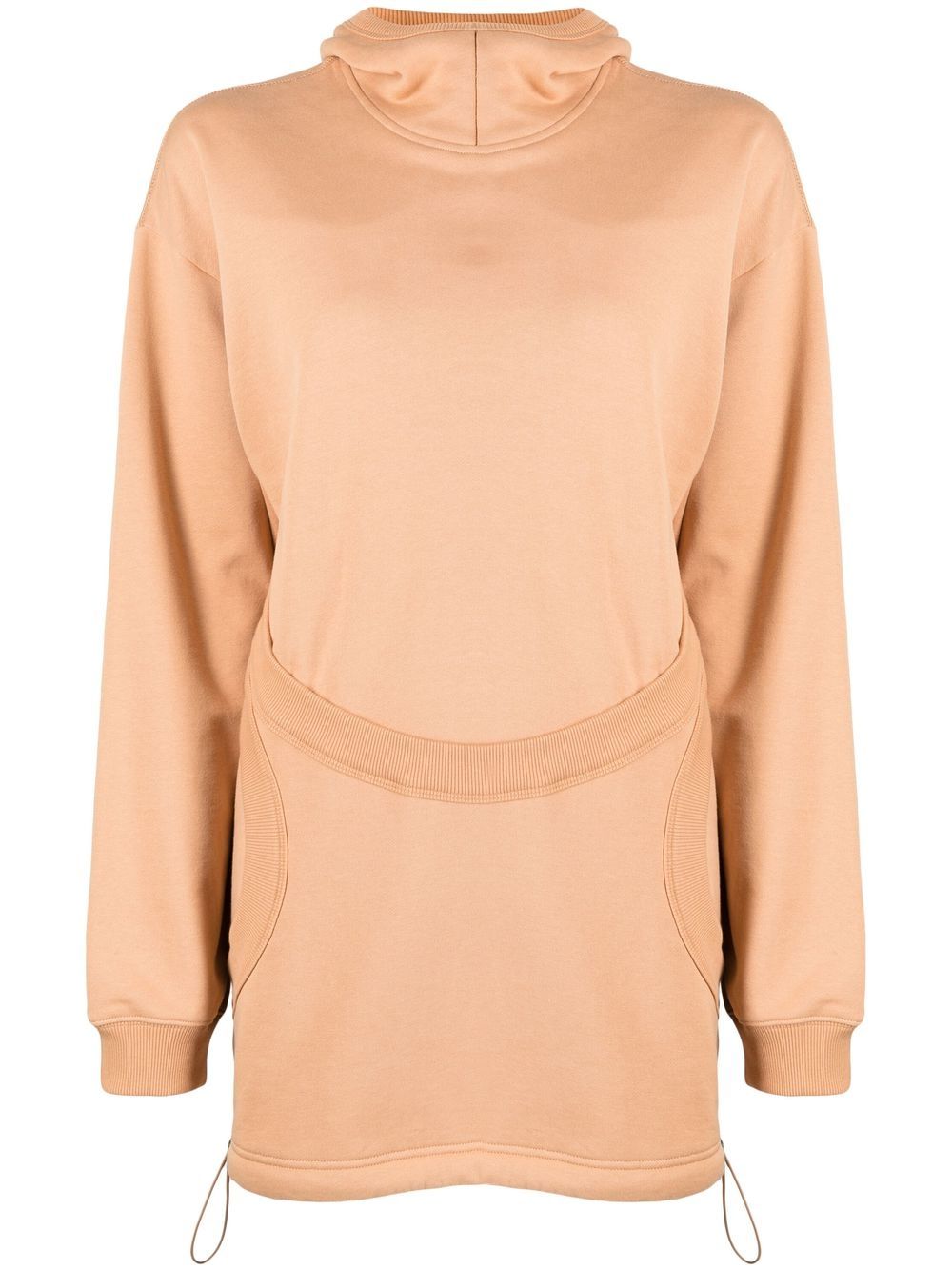 Interlock Mask drawstring hoodie - Blue