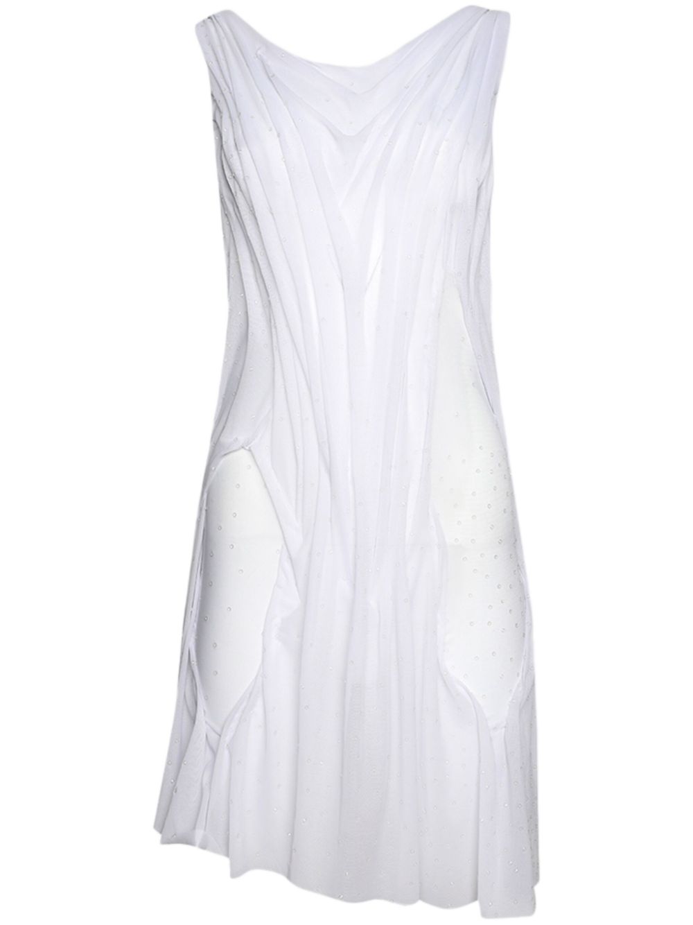 Wetlook minidress - White