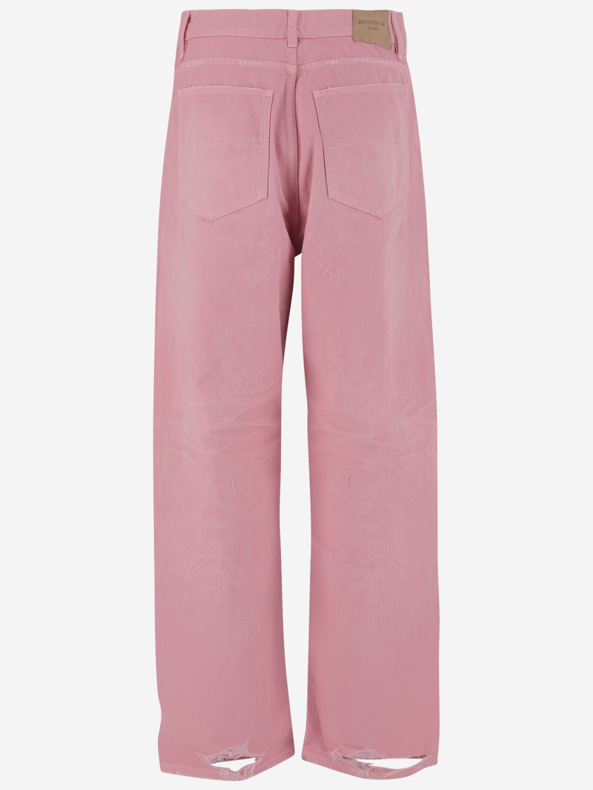 Light Pink Loose Fit Jeans