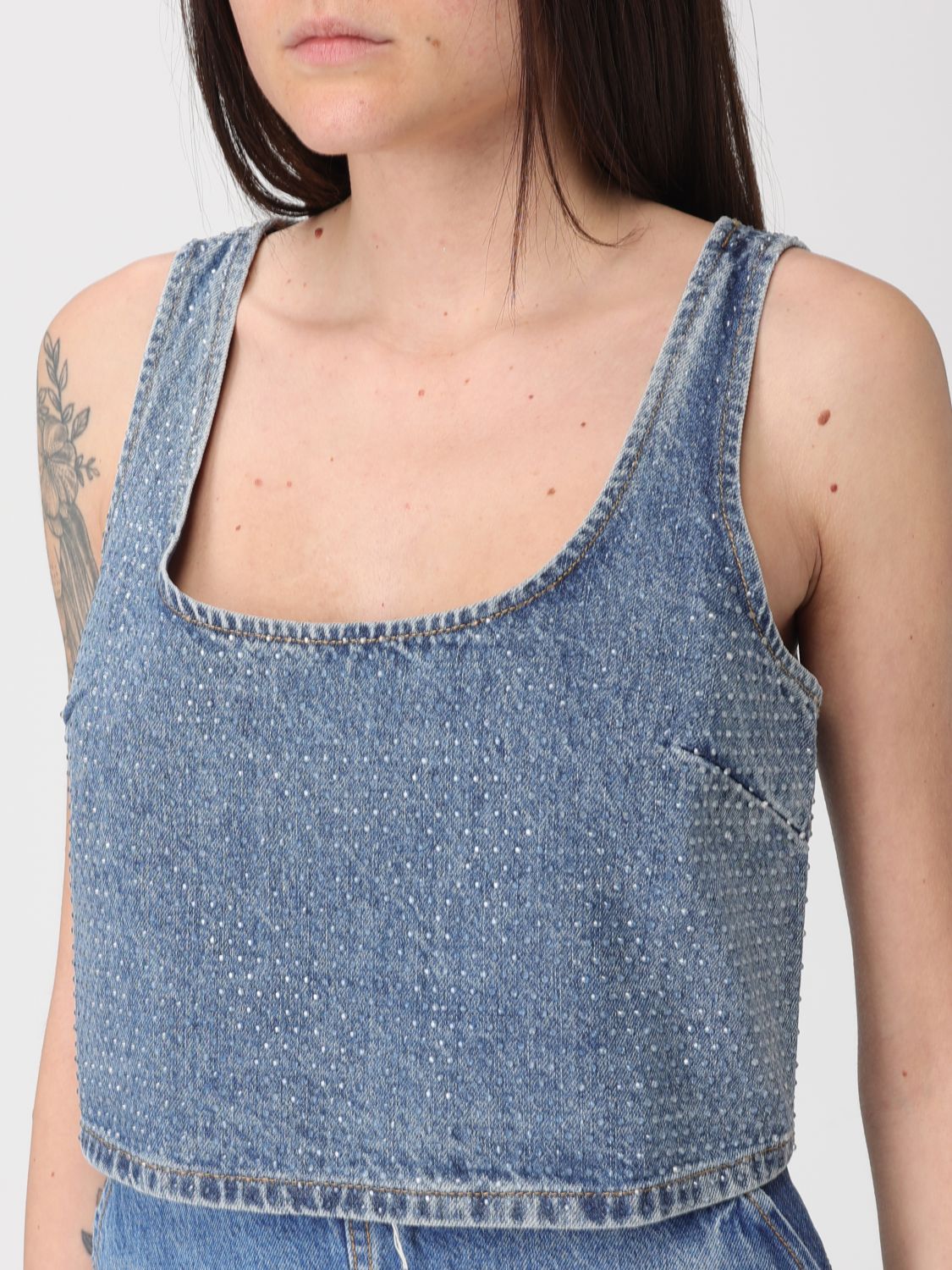 Top Woman color Blue