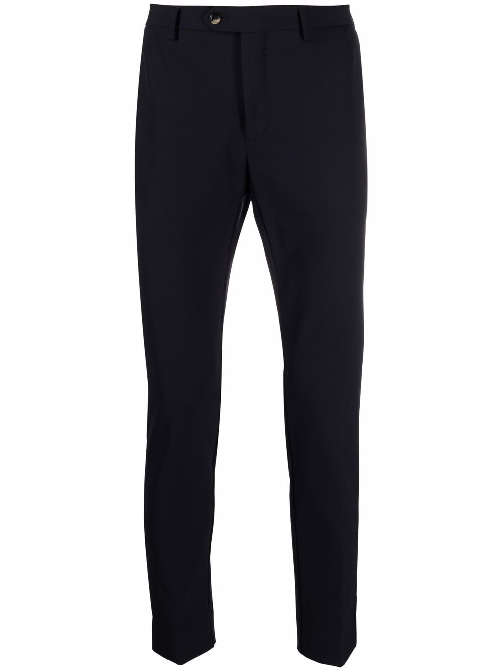 Mid-rise tailored trousers - Blue