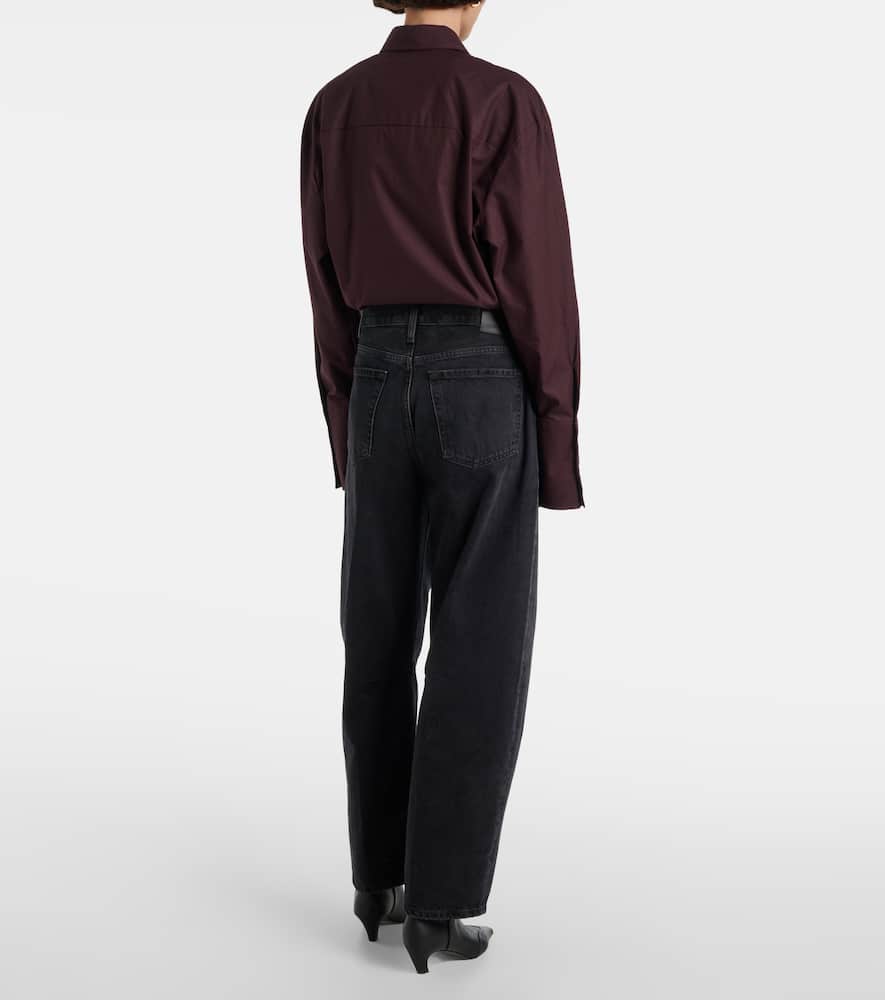 Miro high-rise wide-leg jeans