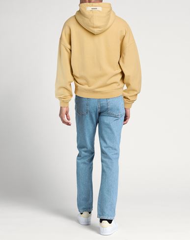 Man Sweatshirt Pastel yellow Size XL Cotton
