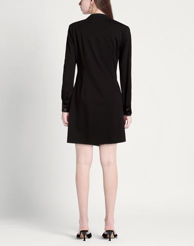 Woman Mini dress Black Size 10 Viscose, Polyamide, Elastane