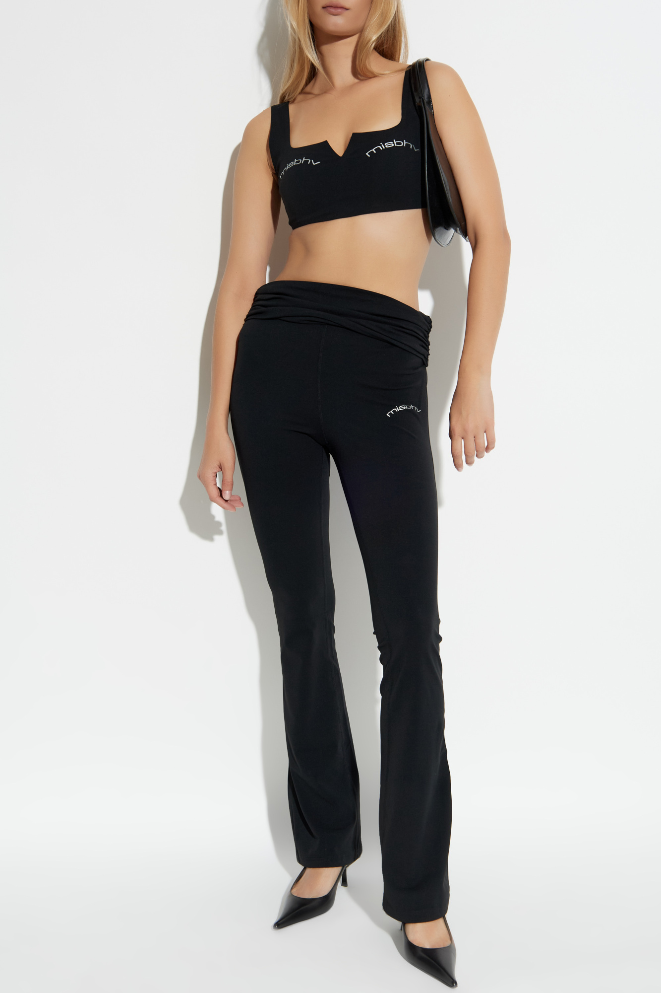 Trousers With Logo, Women's, Black