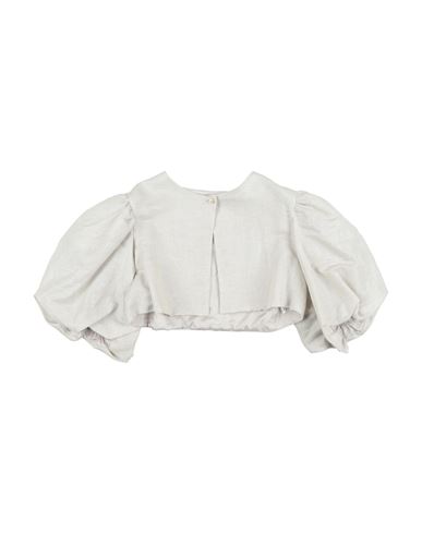 Woman Jacket Off white Size 12 Cotton, Wool, Lurex