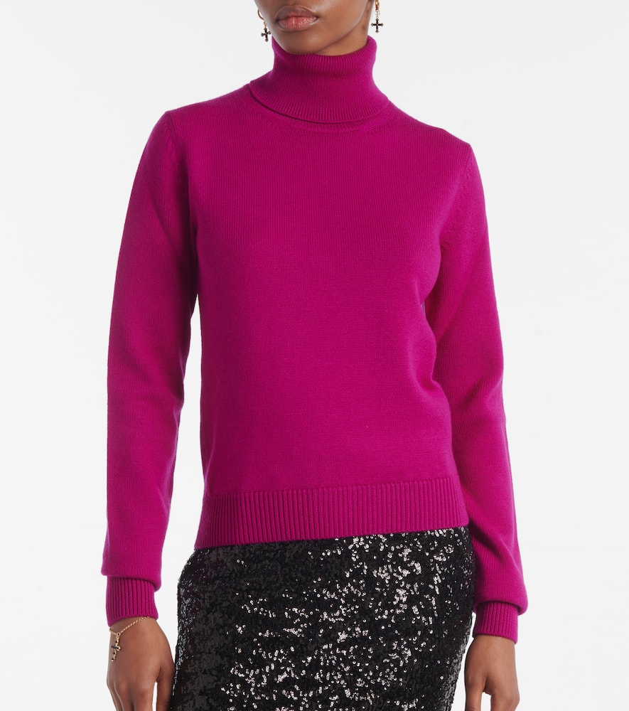 Wool turtleneck sweater