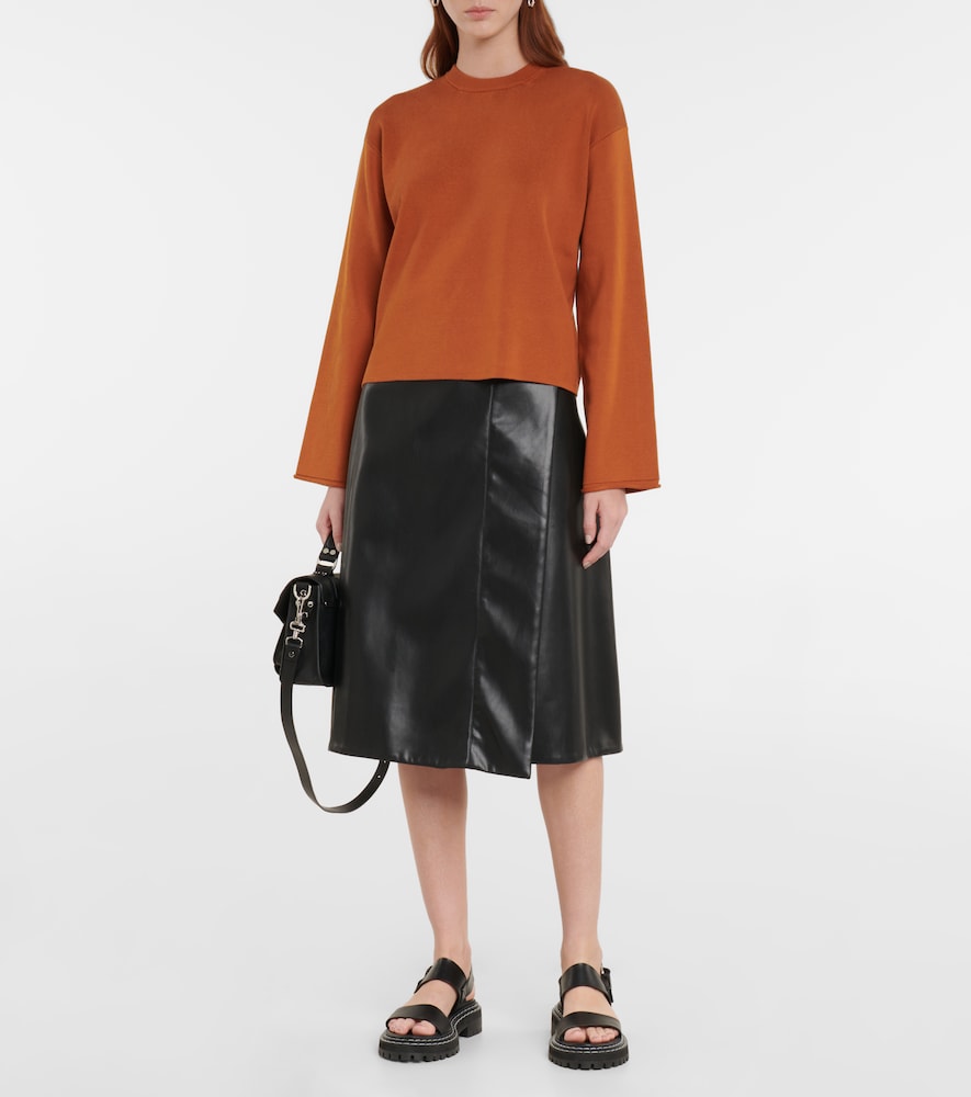 Silk and cotton sweater