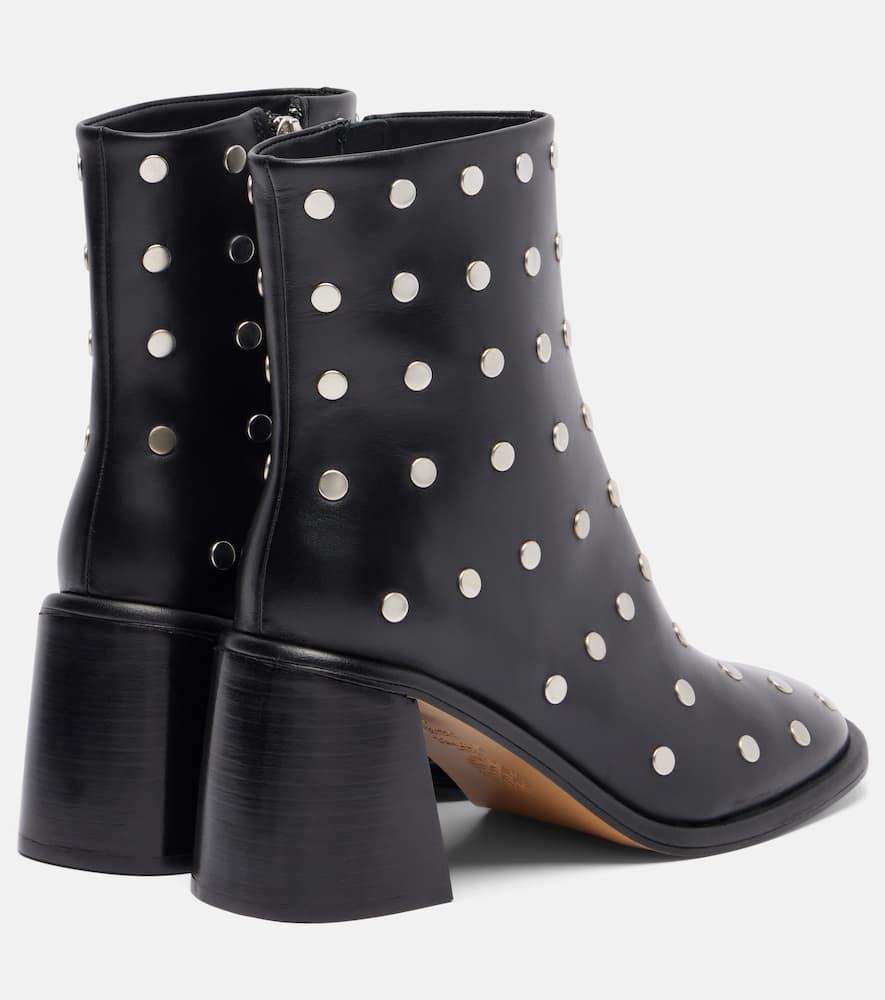 Kima 80 studded leather ankle boots
