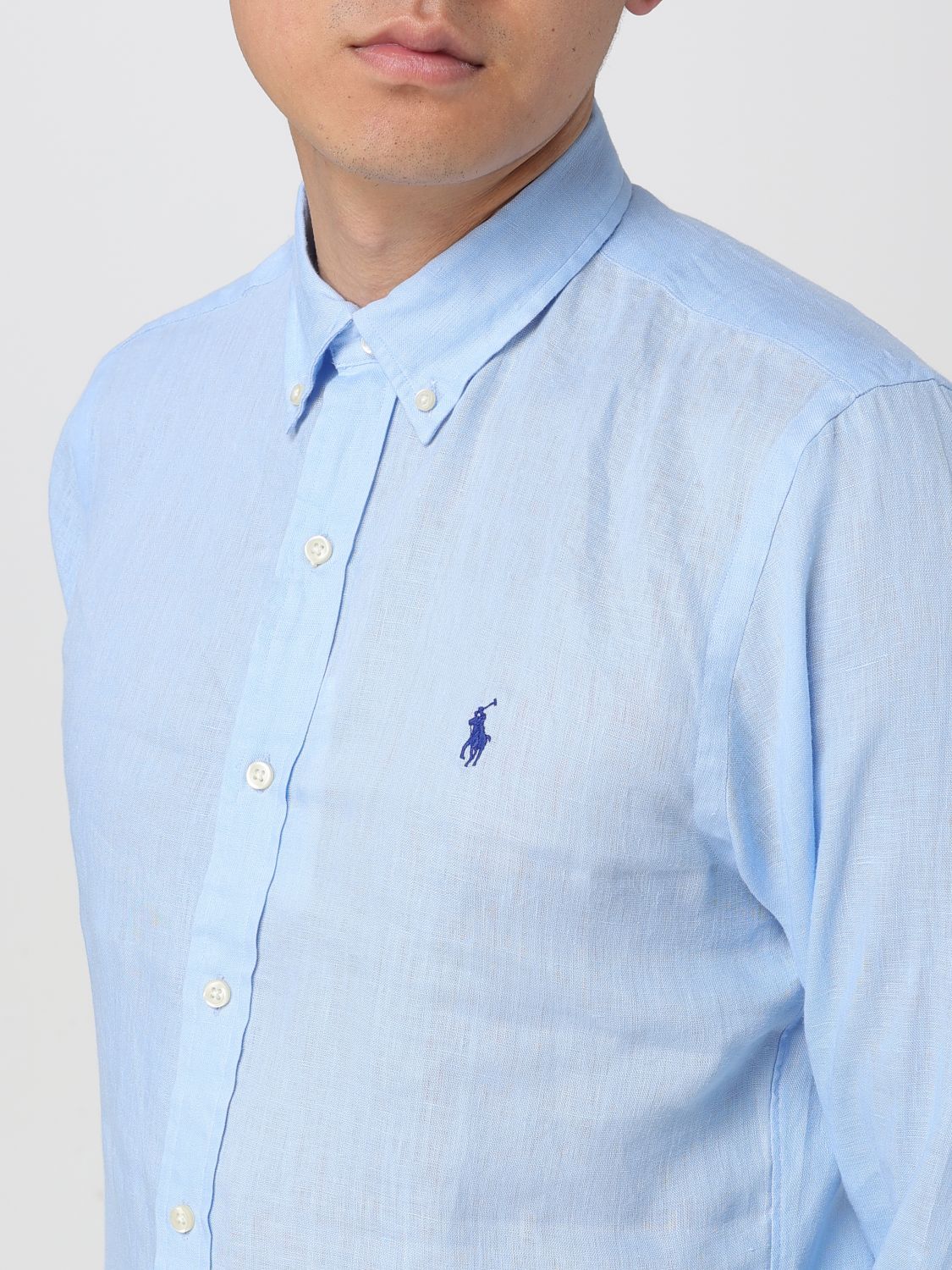 Shirt POLO RALPH LAUREN Men color Blue