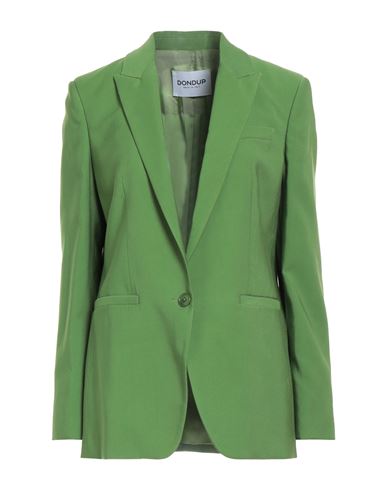 Woman Blazer Green Size 6 Viscose, Polyester