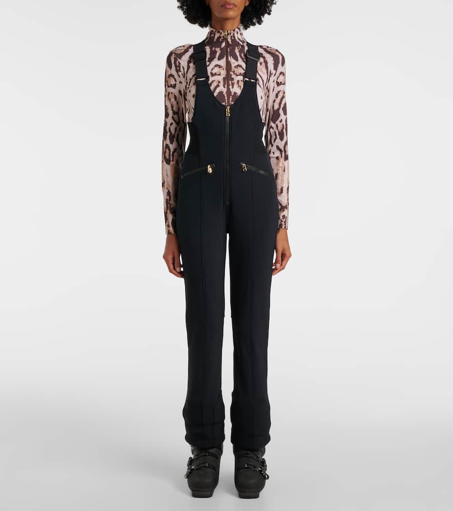 Viviane animal-print jersey bodysuit