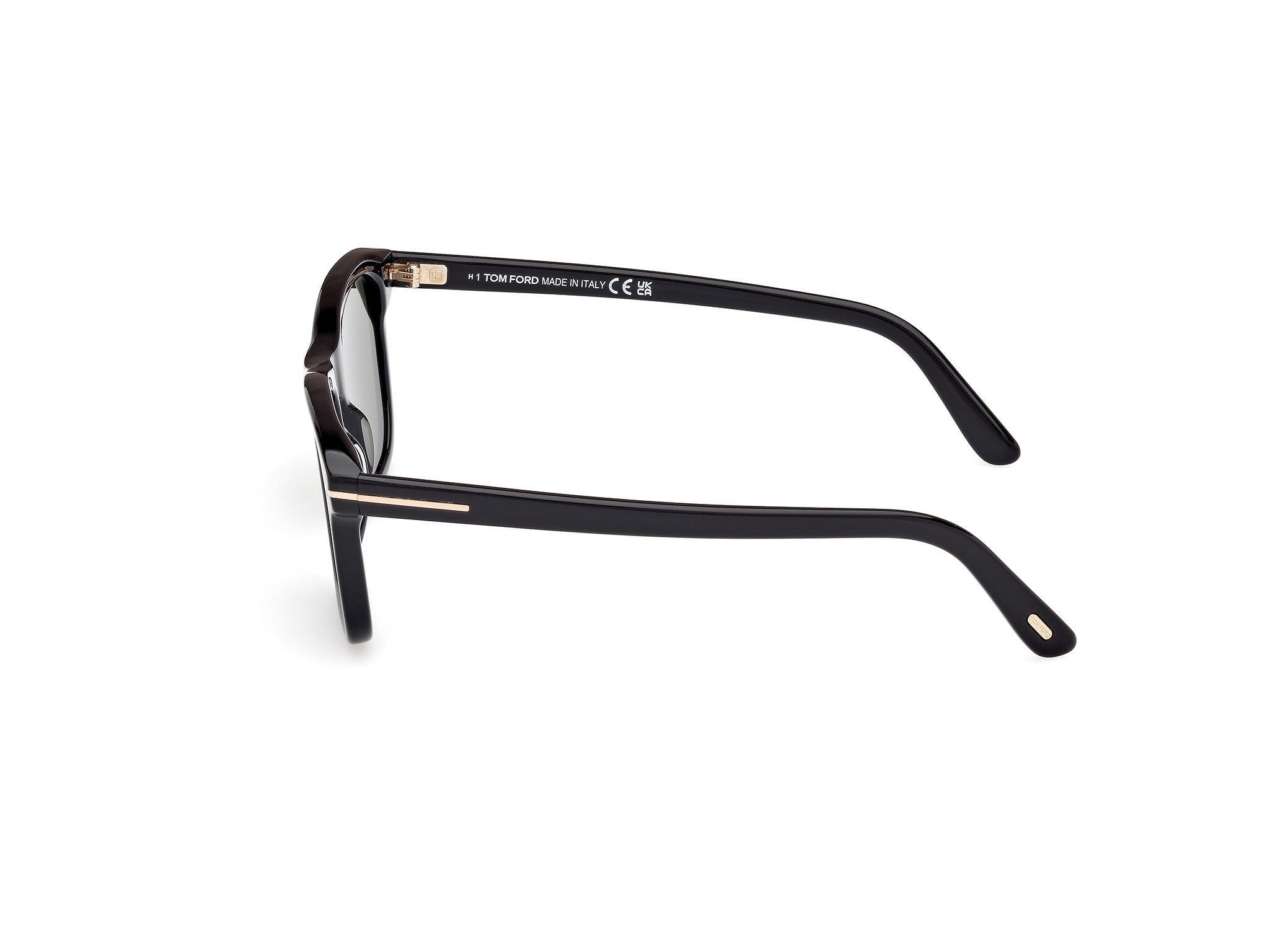 TOM FORD Man TOM FORD FT1179 BARRON 01N Sunglasses Acetate Black Green Squared Norma