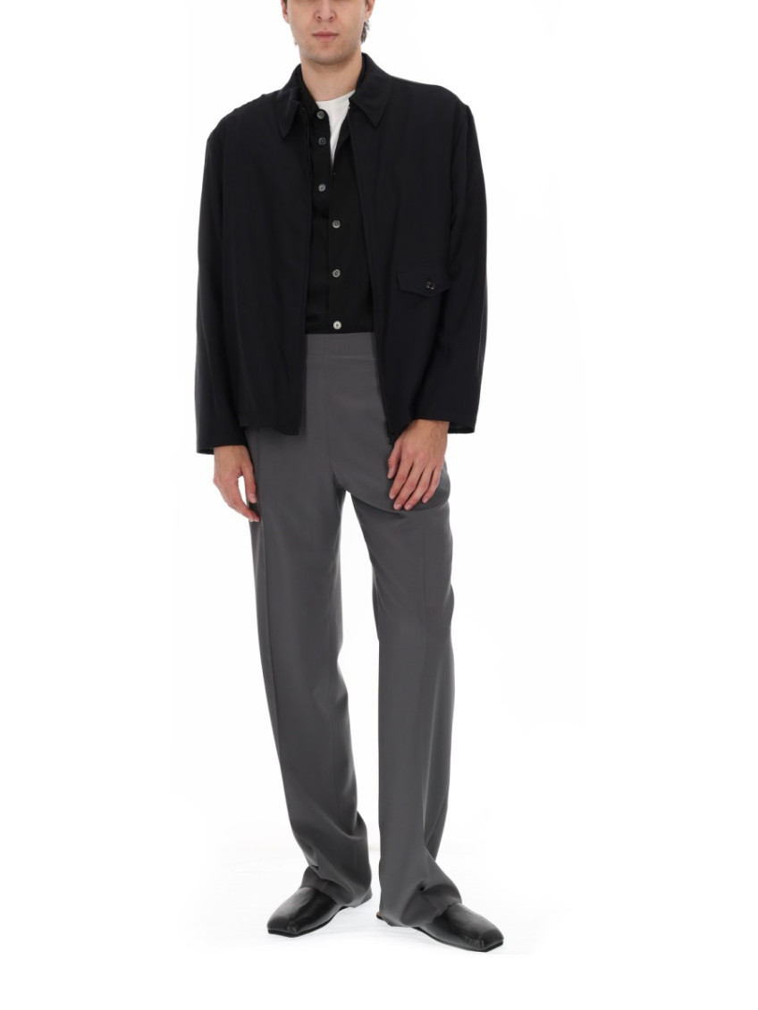 Our Legacy - collared coat front pocket buttoned cuff
