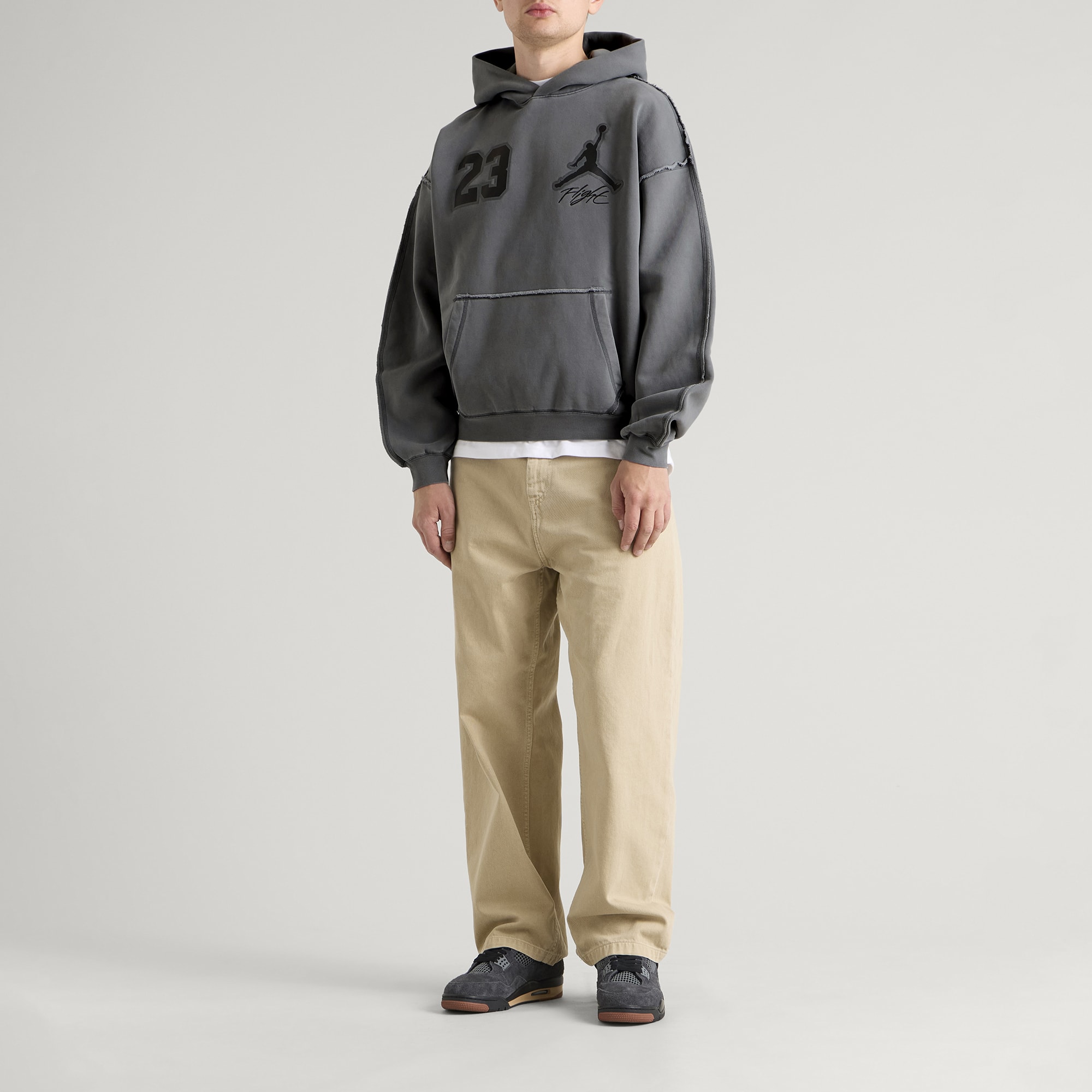Men's London Hoodie in Smoke Grey
