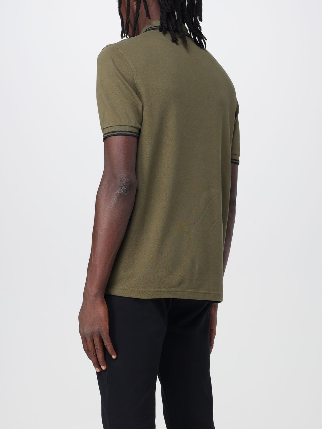 Polo Shirt Men color Emerald