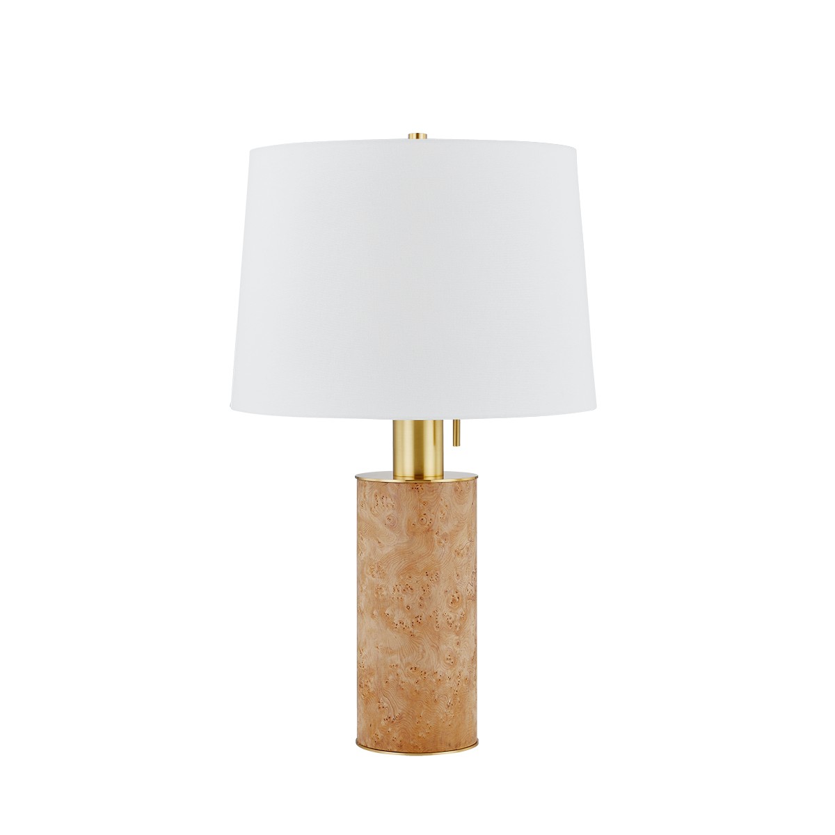 Aged Brass One Light Table Lamp from the Clarissa Collection