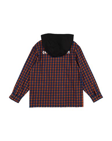 Kid Boy Shirt Blue Size 10 Cotton, Polyester