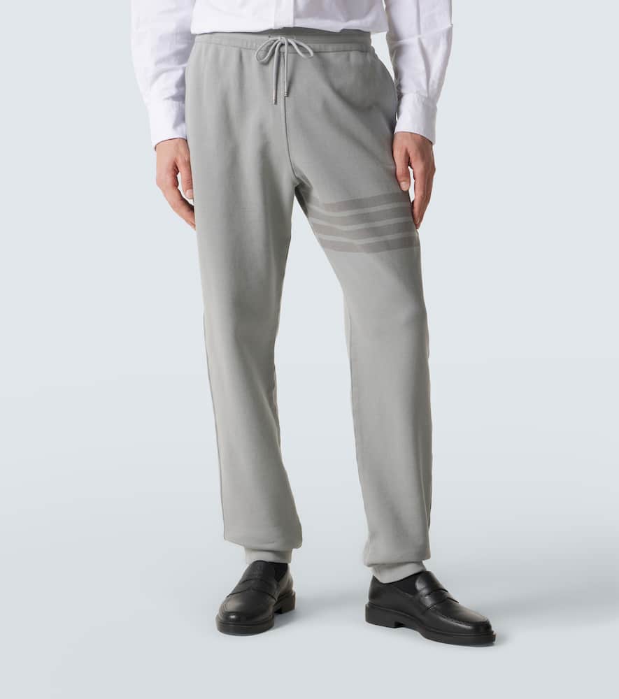 4-Bar cotton sweatpants