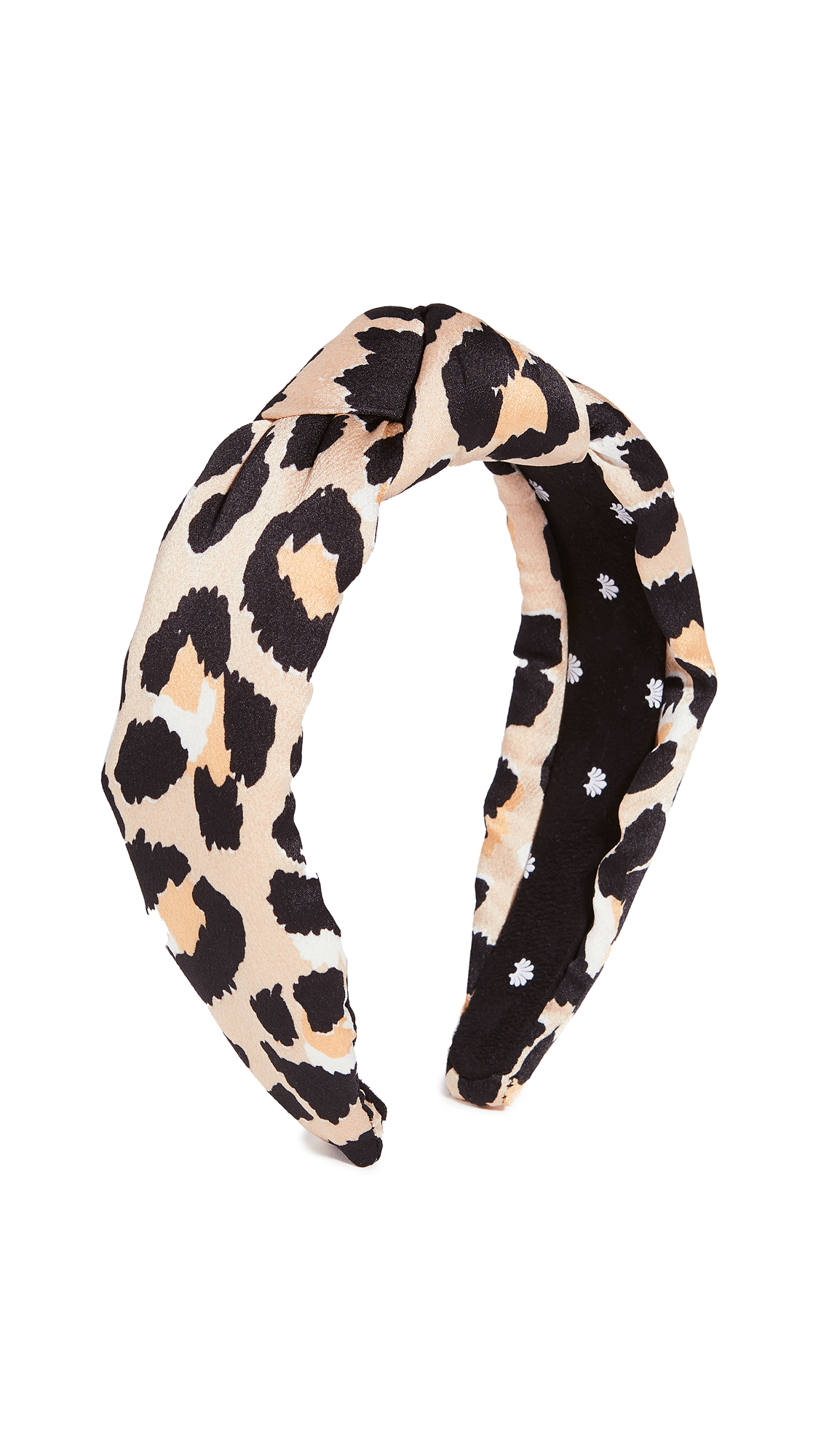 Silk Leopard Knotted Headband