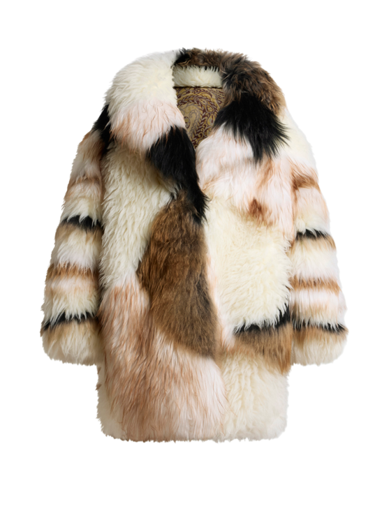 Mixed Fur Coat