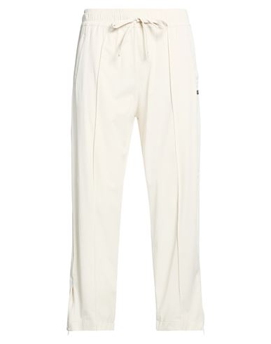 Man Pants Beige Size L Nylon, Elastane