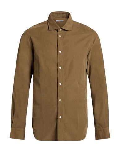 Man Shirt Khaki Size 15 Cotton