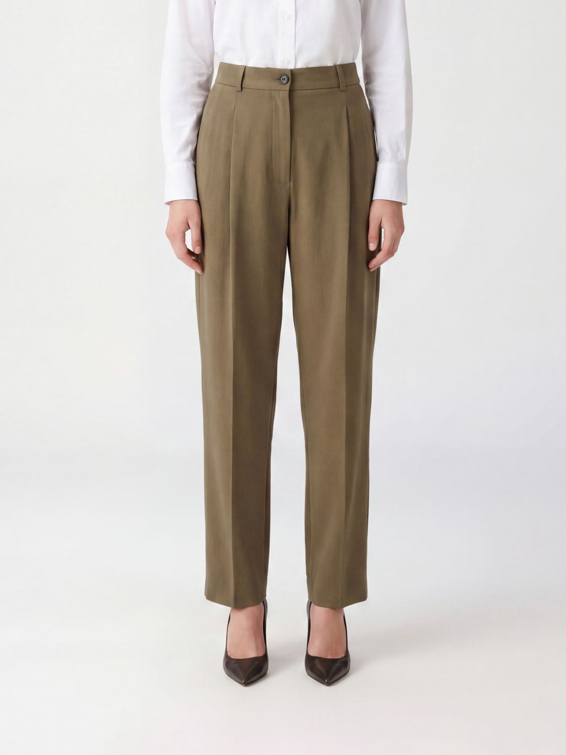 Pants Woman color Beige