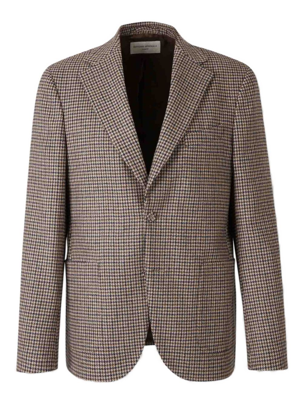 Virgin-wool single-breasted blazer - Neutrals