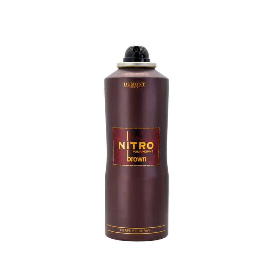 Mens Nitro Brown Deodorant Body Spray Spray 6.8 oz Bath & Body 3760060760852