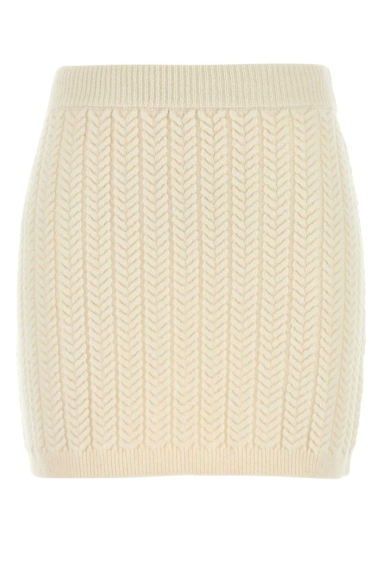 High Waist Knitted Skirt