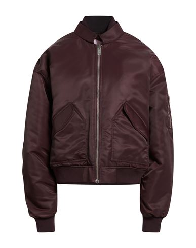 Woman Jacket Burgundy Size 1 Polyamide