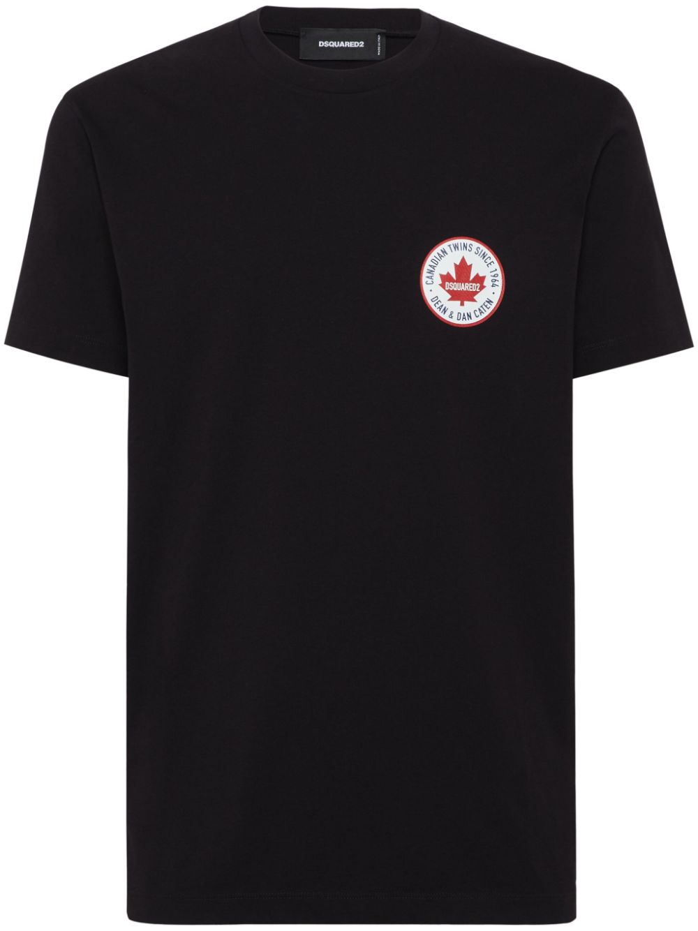 Logo-patch T-shirt - Black
